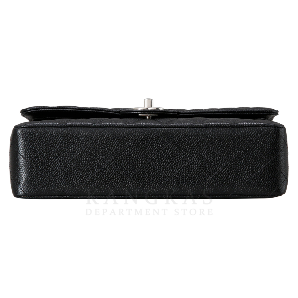 CHANEL(NEW)샤넬 클래식 캐비어 미듐 블랙 은장 (새상품) NEW PRODUCT