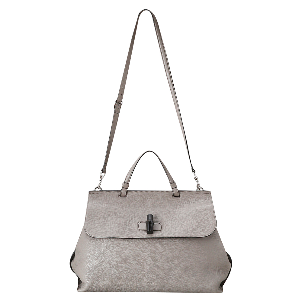 GUCCI(USED) 구찌 뱀부 탑 핸들백
