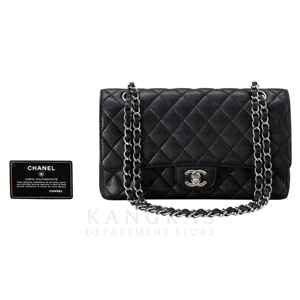 CHANEL(USED)샤넬 클래식 캐비어 미듐
