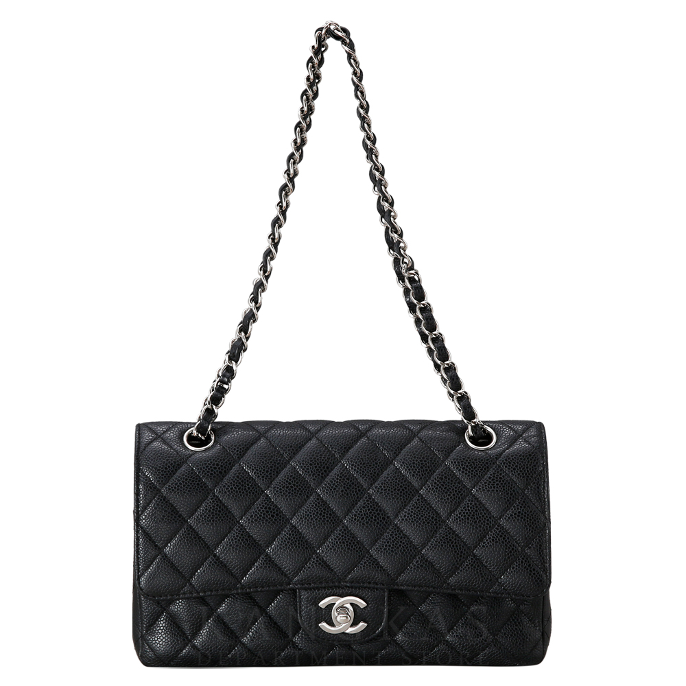 CHANEL(USED)샤넬 클래식 캐비어 미듐