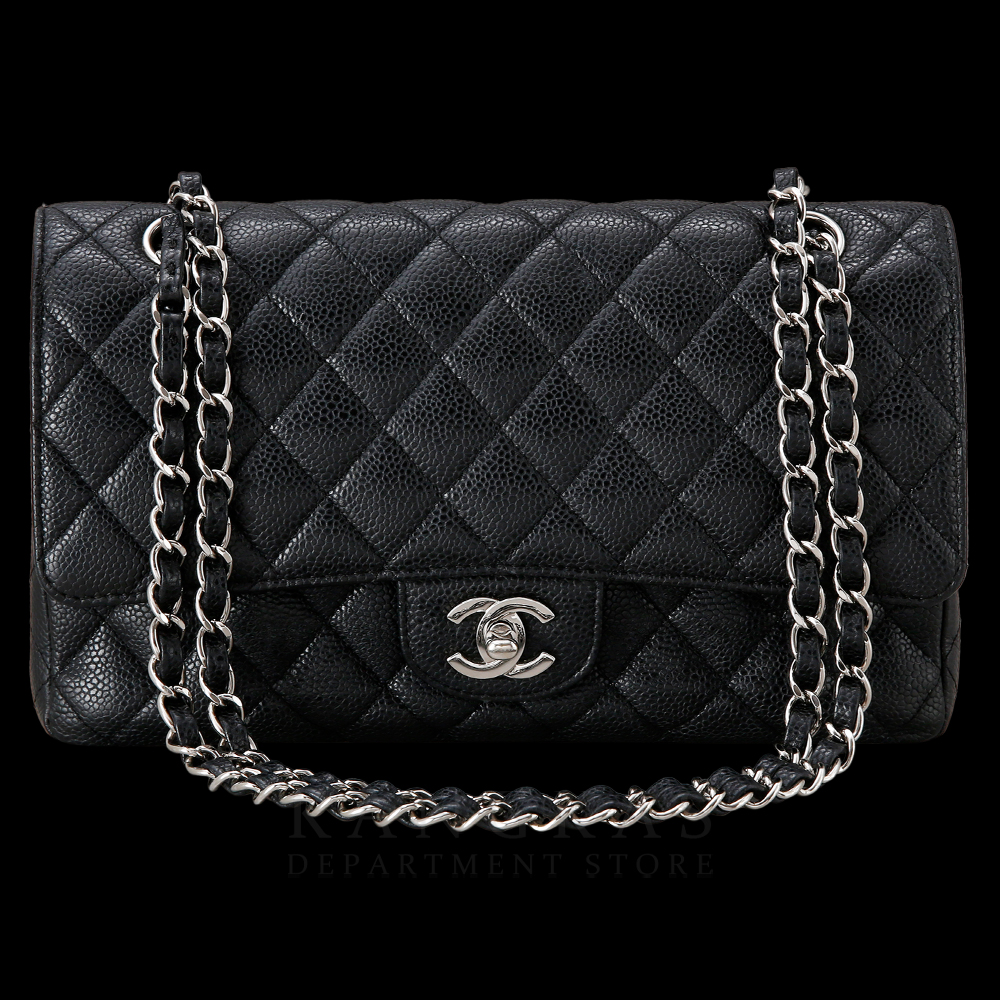 CHANEL(USED)샤넬 클래식 캐비어 미듐
