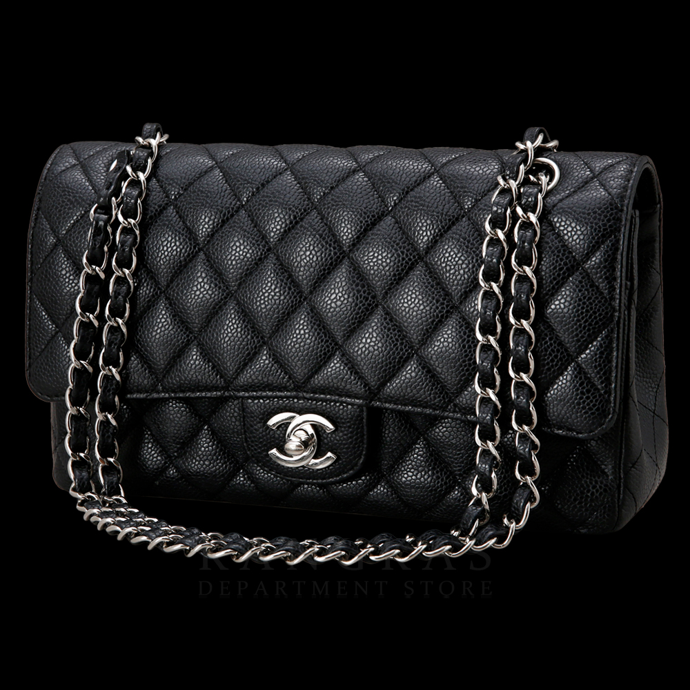 CHANEL(USED)샤넬 클래식 캐비어 미듐