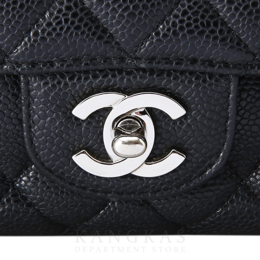 CHANEL(USED)샤넬 클래식 캐비어 미듐