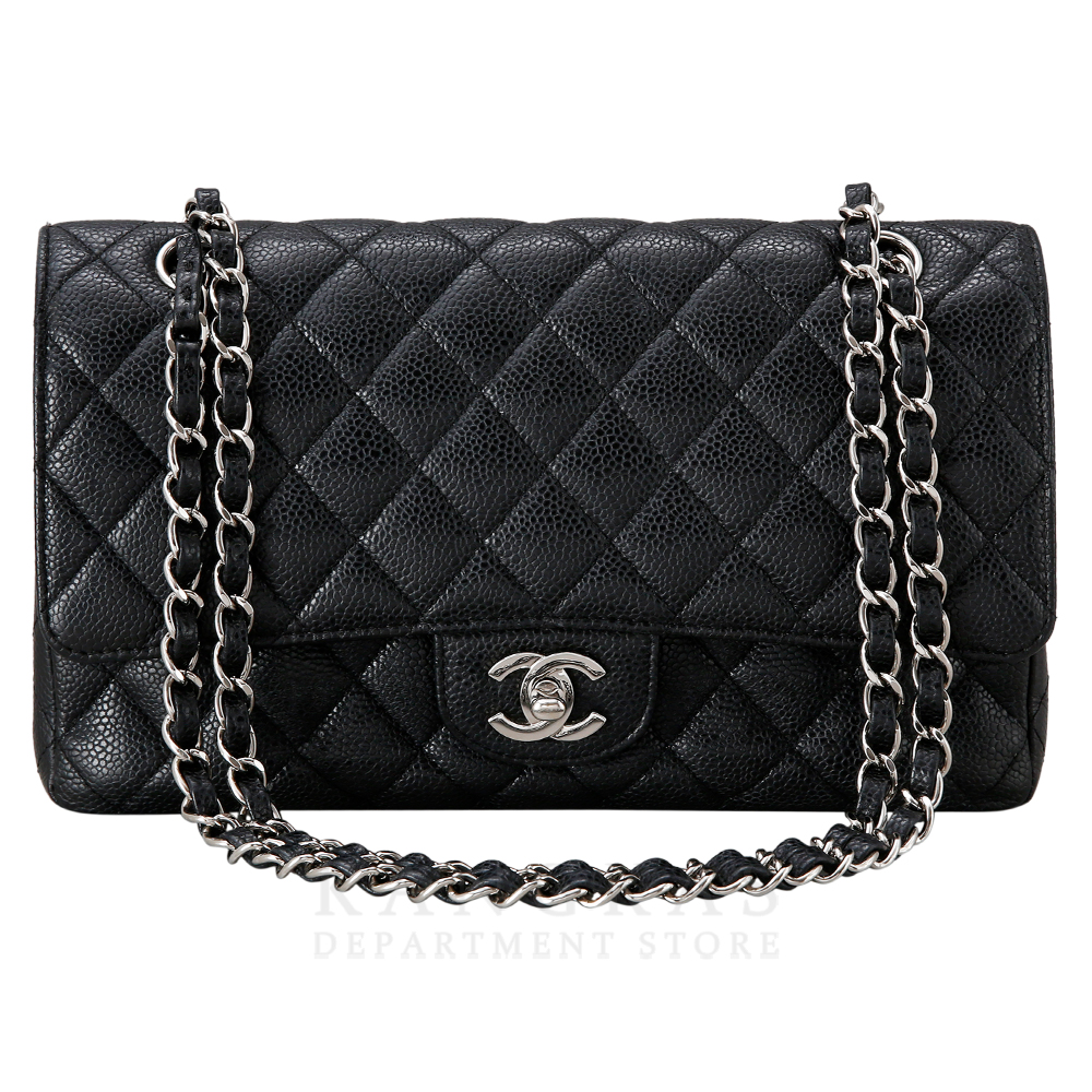 CHANEL(USED)샤넬 클래식 캐비어 미듐