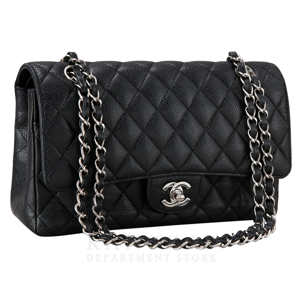 CHANEL(USED)샤넬 클래식 캐비어 미듐