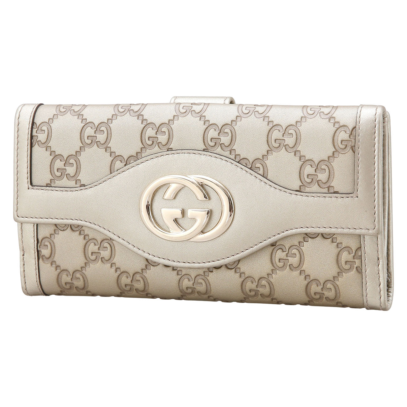 GUCCI(USED)구찌 282426 GG 인터락킹 장지갑