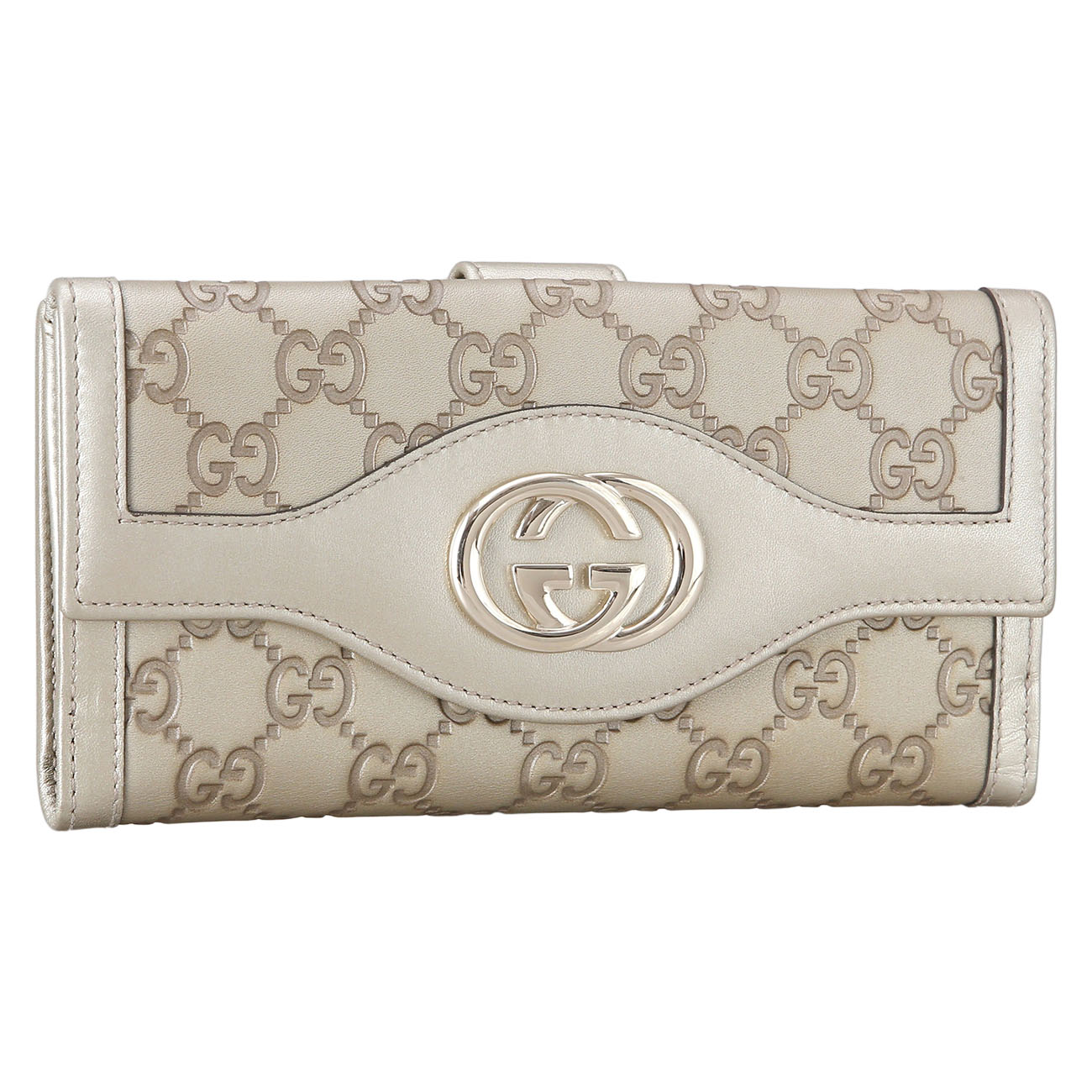 GUCCI(USED)구찌 282426 GG 인터락킹 장지갑