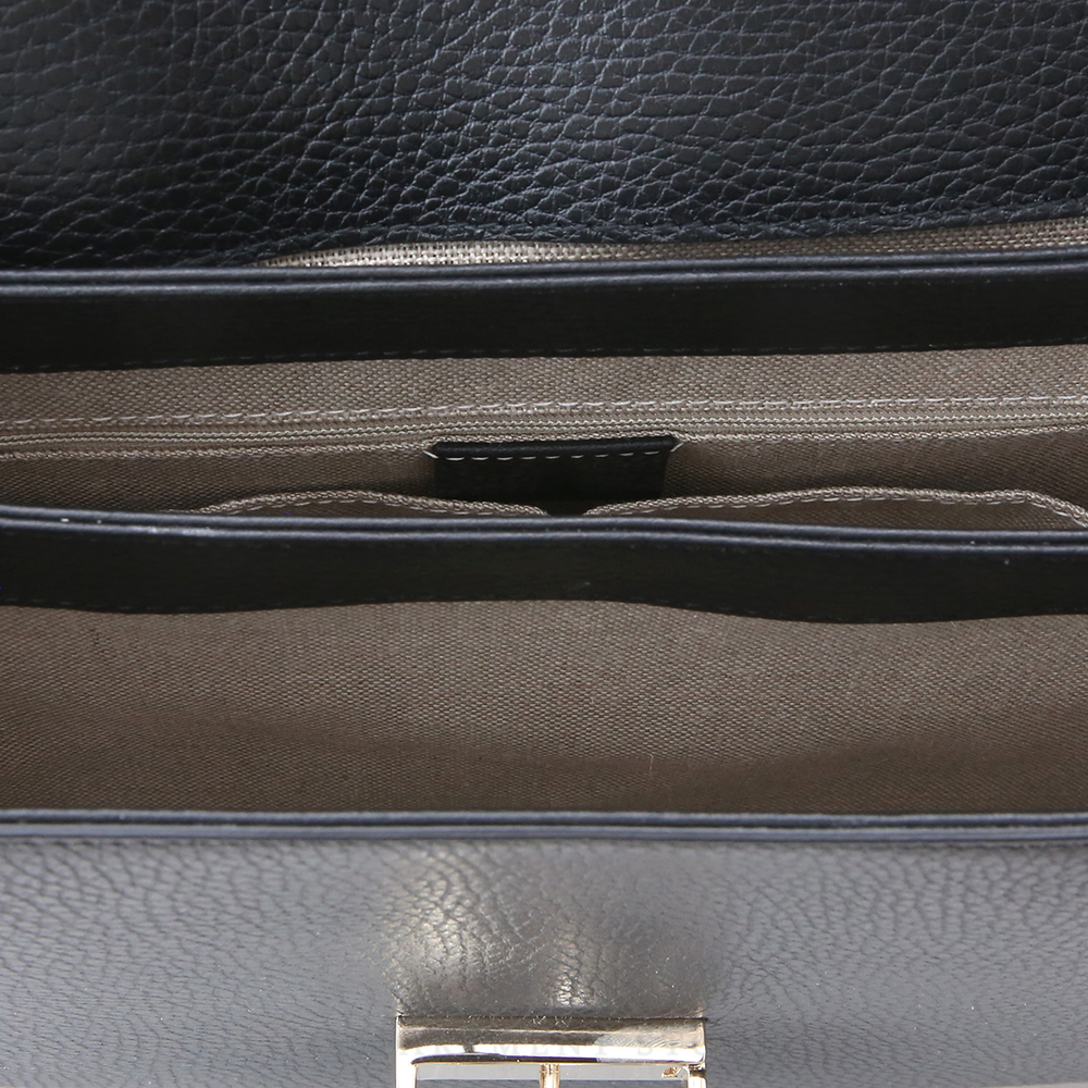 GUCCI(USED) 구찌 GG로고 인터락킹 탑 핸들 체인 숄더백