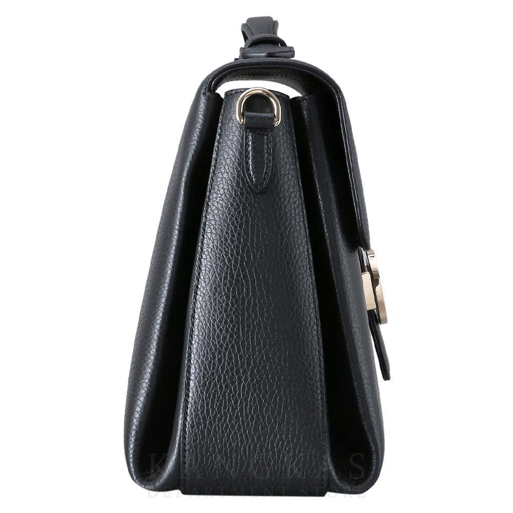 GUCCI(USED) 구찌 GG로고 인터락킹 탑 핸들 체인 숄더백