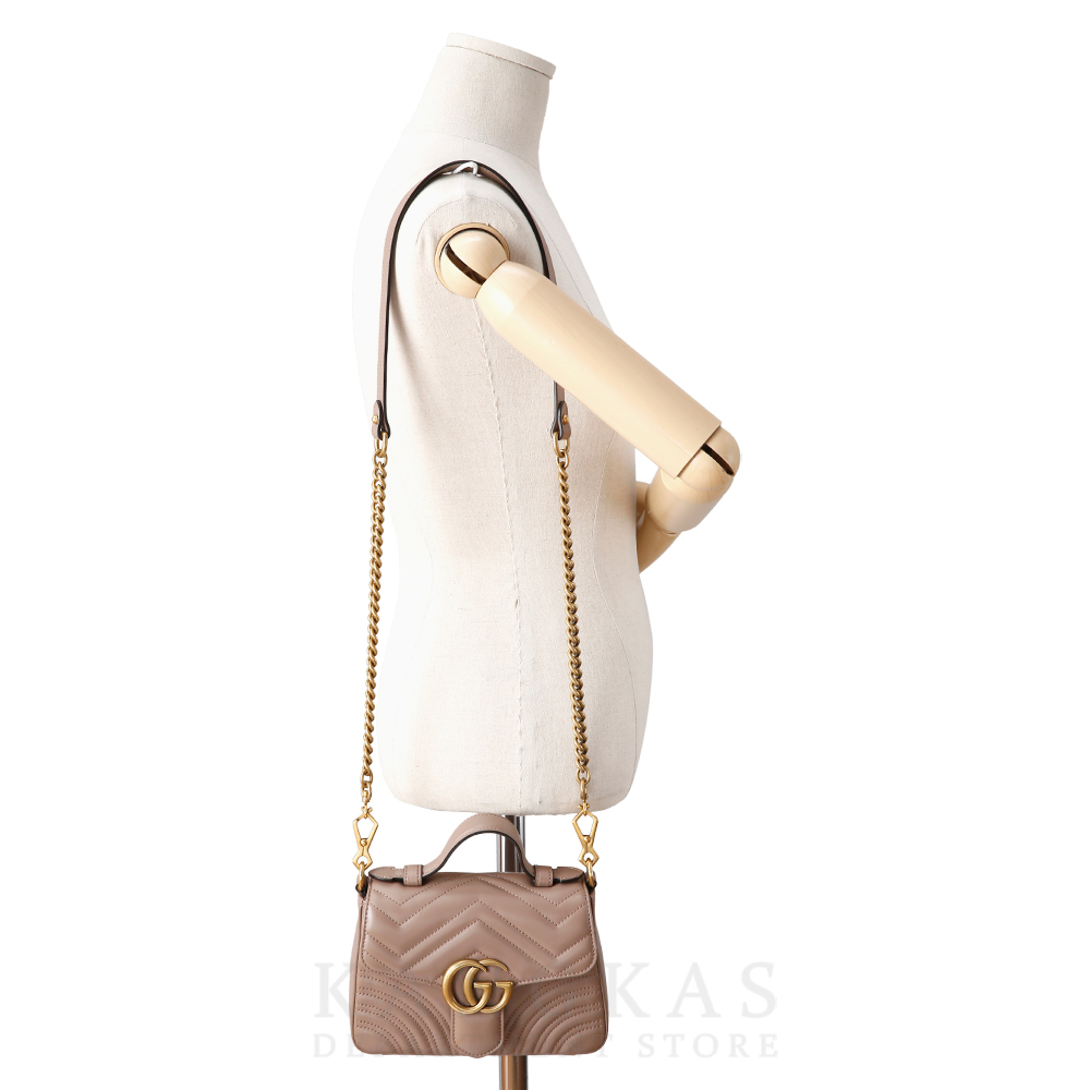 GUCCI(USED)구찌 547260 GG마몽 마틀라세 탑 핸들백