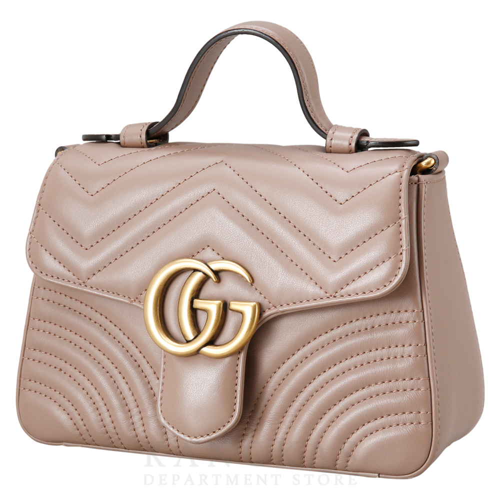 GUCCI(USED)구찌 547260 GG마몽 마틀라세 탑 핸들백
