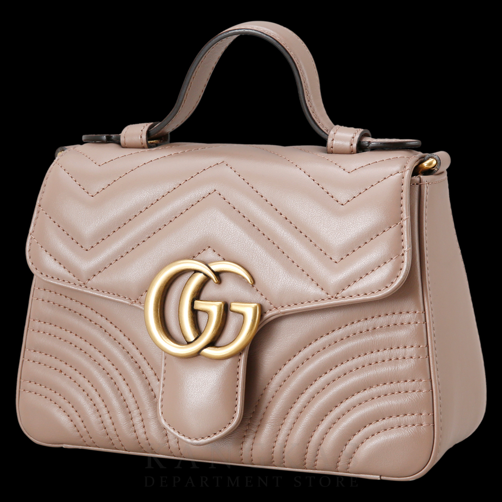 GUCCI(USED)구찌 547260 GG마몽 마틀라세 탑 핸들백