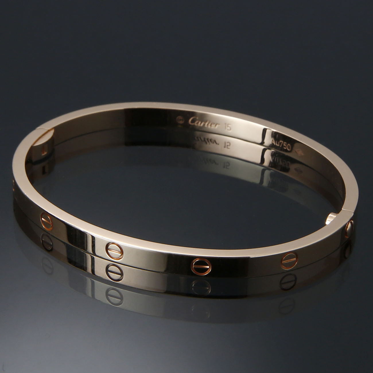 CARTIER(USED)까르띠에 러브 브레이슬릿 SM #15