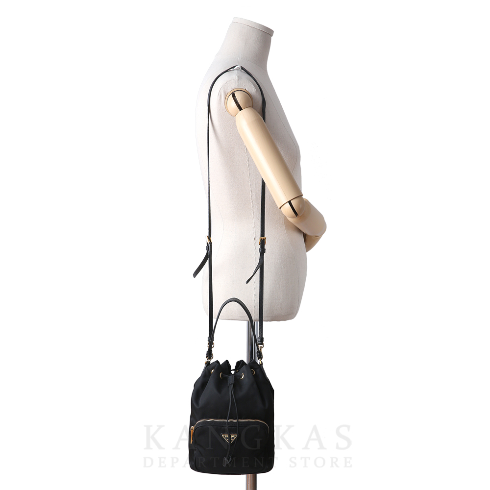 PRADA(USED)프라다 1BH038 패브릭 버킷백