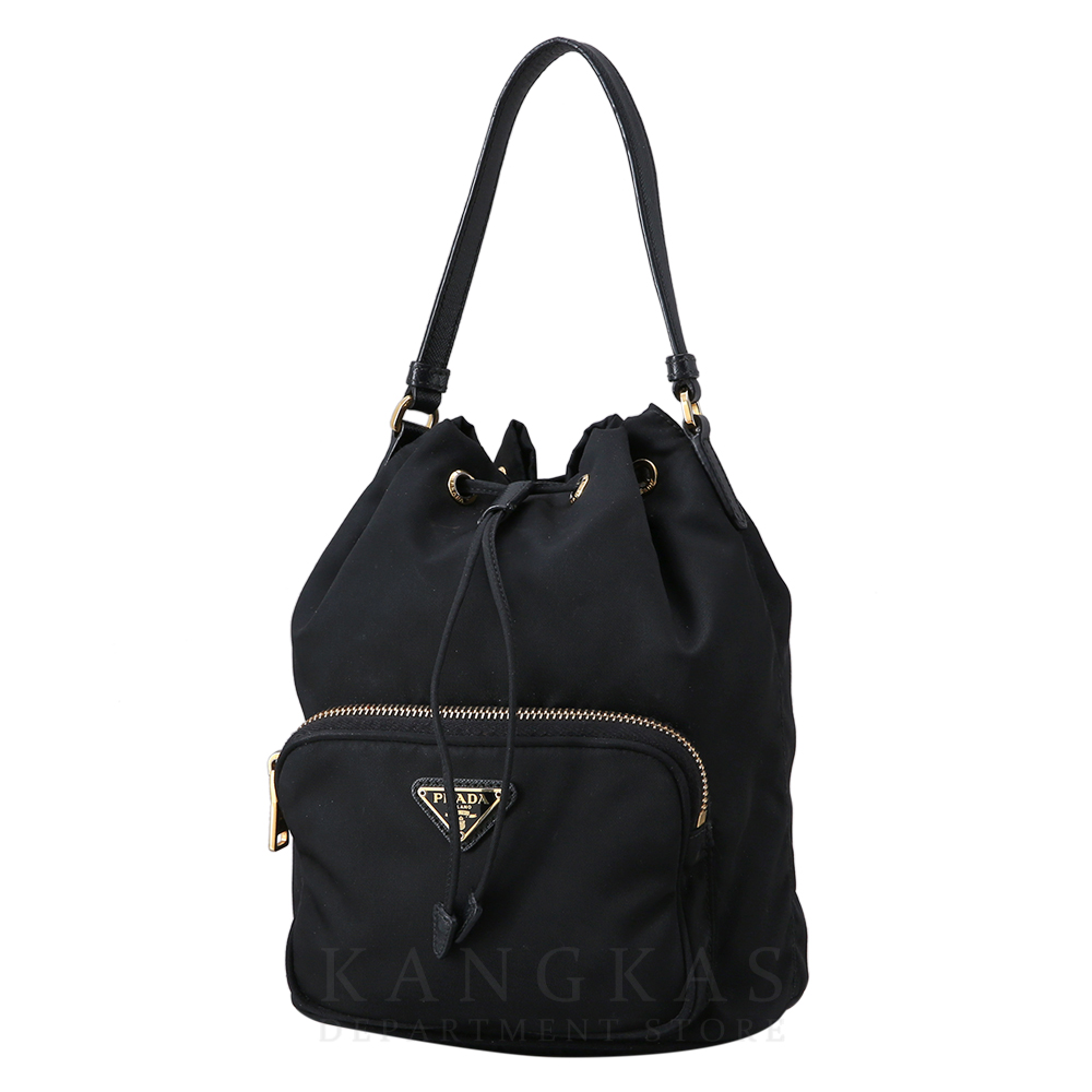 PRADA(USED)프라다 1BH038 패브릭 버킷백