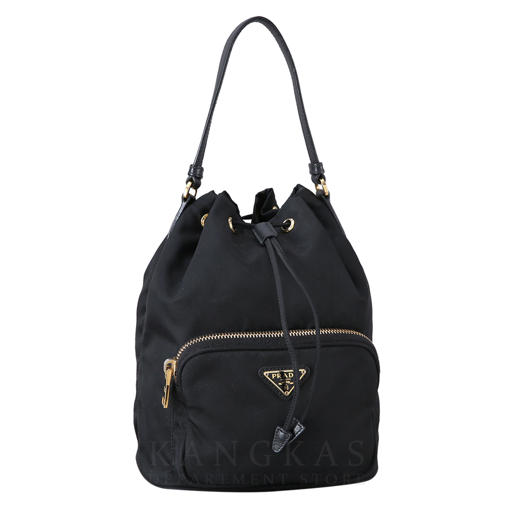 PRADA(USED)프라다 1BH038 패브릭 버킷백