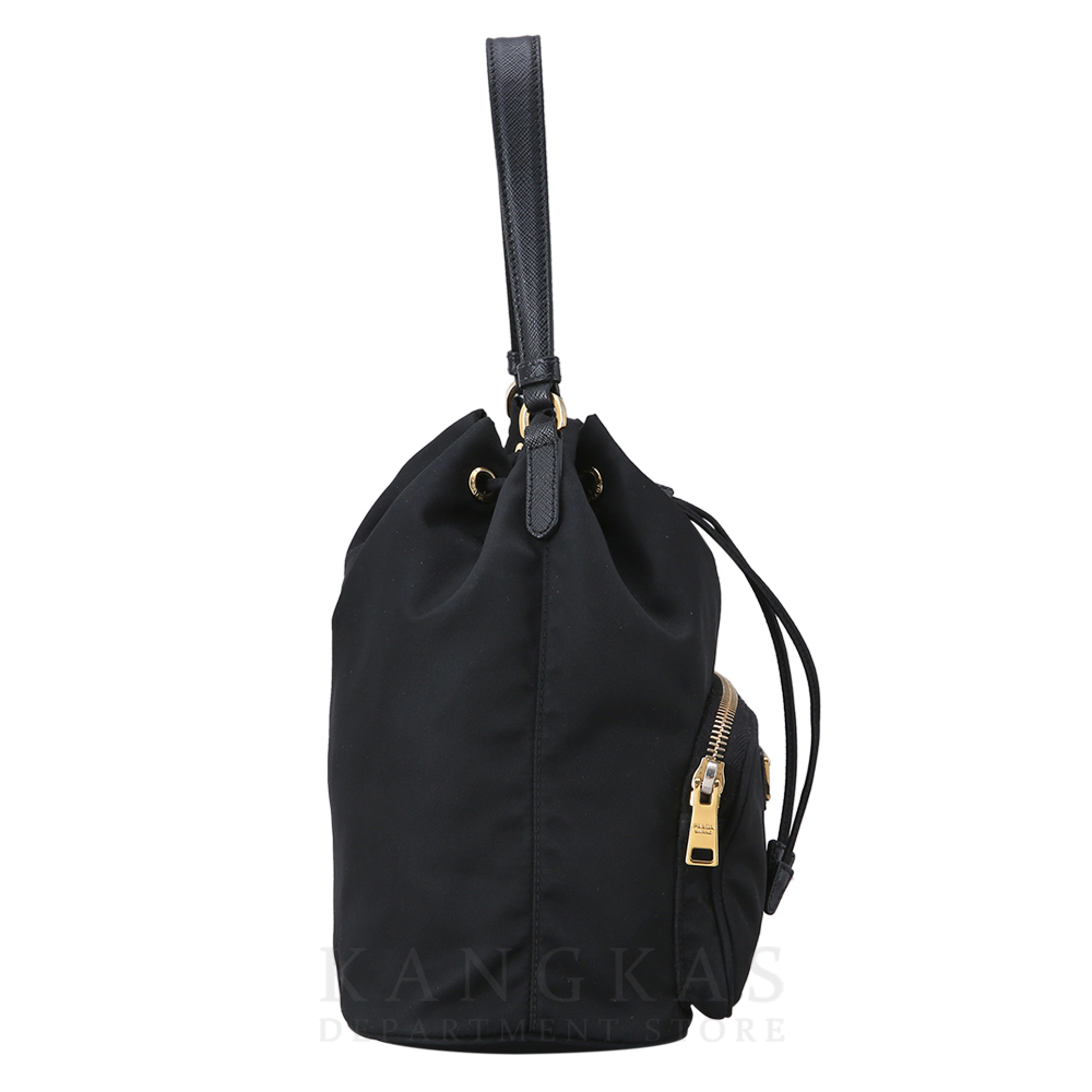 PRADA(USED)프라다 1BH038 패브릭 버킷백