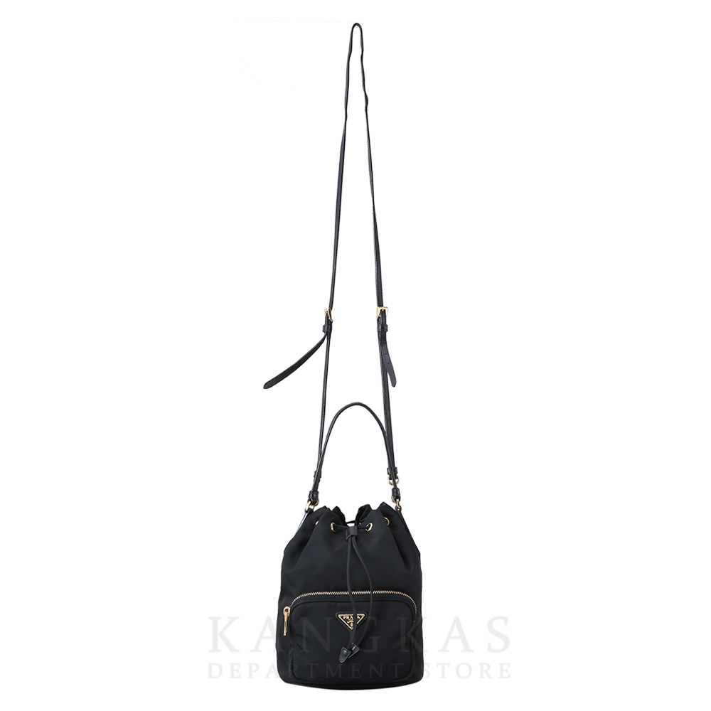 PRADA(USED)프라다 1BH038 패브릭 버킷백