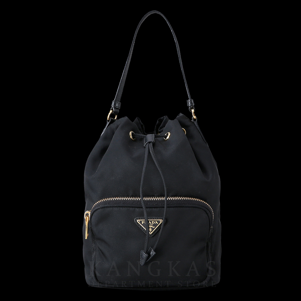 PRADA(USED)프라다 1BH038 패브릭 버킷백