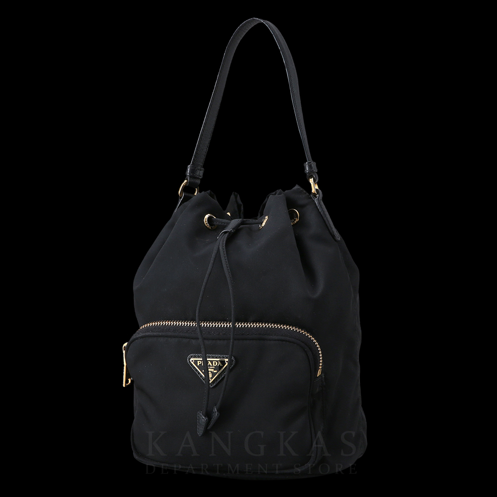 PRADA(USED)프라다 1BH038 패브릭 버킷백