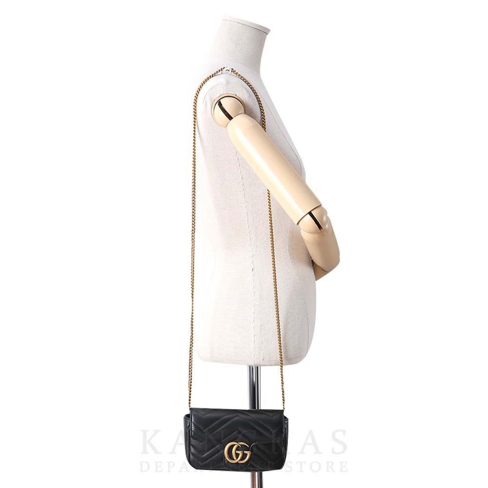 GUCCI(USED) 구찌 476433 GG마몽 마틀라세 수퍼미니 체인백