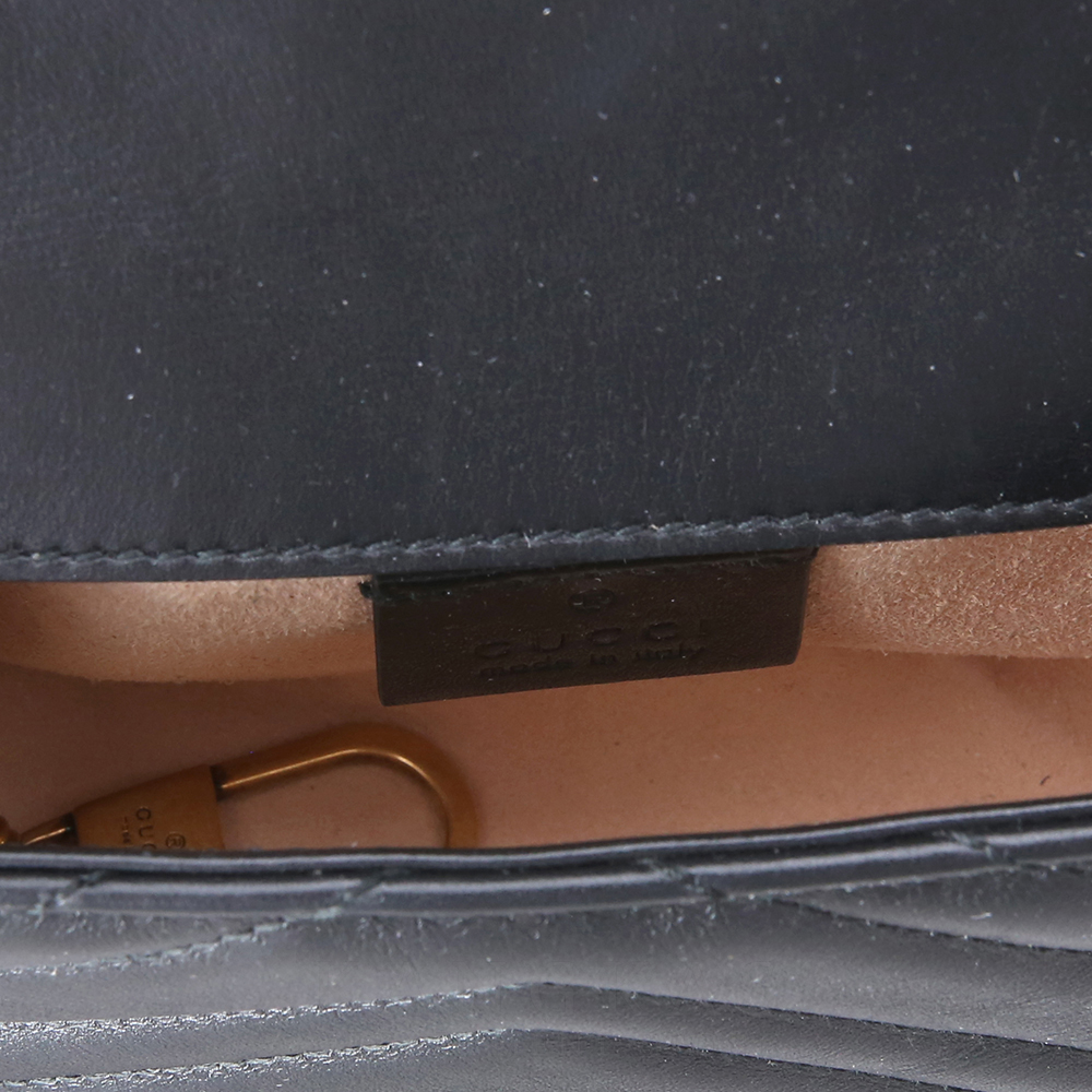 GUCCI(USED) 구찌 476433 GG마몽 마틀라세 수퍼미니 체인백