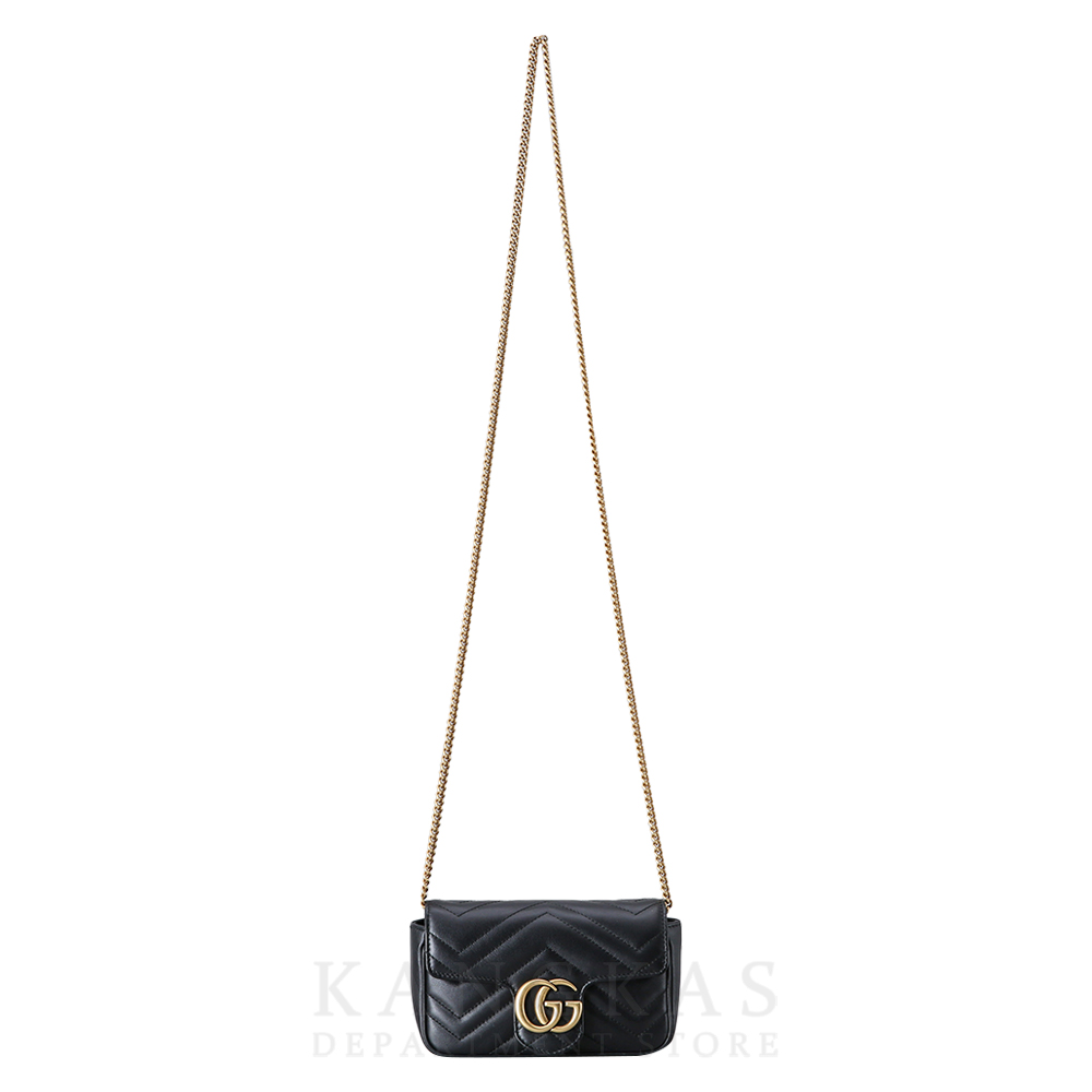 GUCCI(USED) 구찌 476433 GG마몽 마틀라세 수퍼미니 체인백