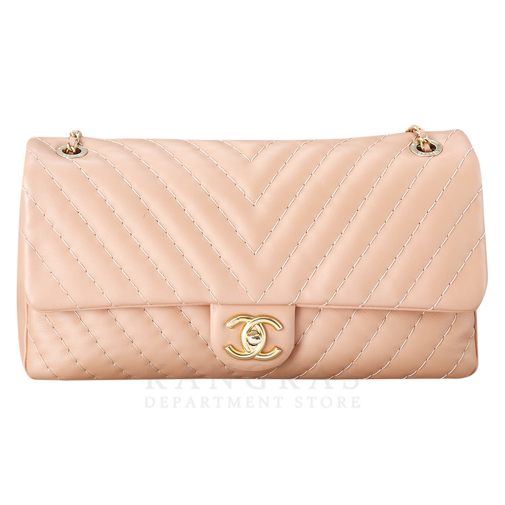 CHANEL(USED)샤넬 시즌 클래식 쉐브론 체인 플랩백
