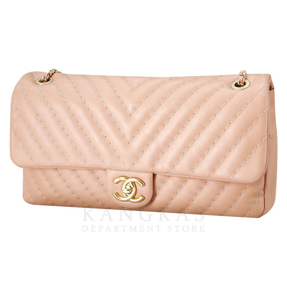CHANEL(USED)샤넬 시즌 클래식 쉐브론 체인 플랩백