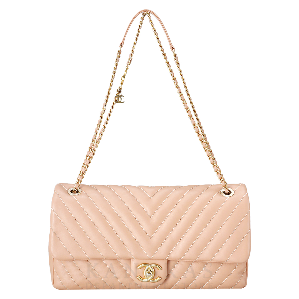 CHANEL(USED)샤넬 시즌 클래식 쉐브론 체인 플랩백