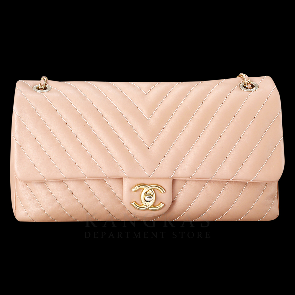 CHANEL(USED)샤넬 시즌 클래식 쉐브론 체인 플랩백