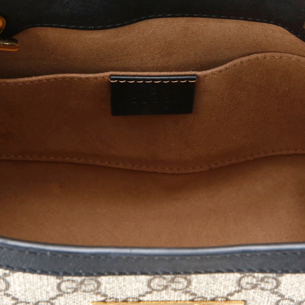 GUCCI(USED)구찌 498156 패드락 GG수프림 숄더백