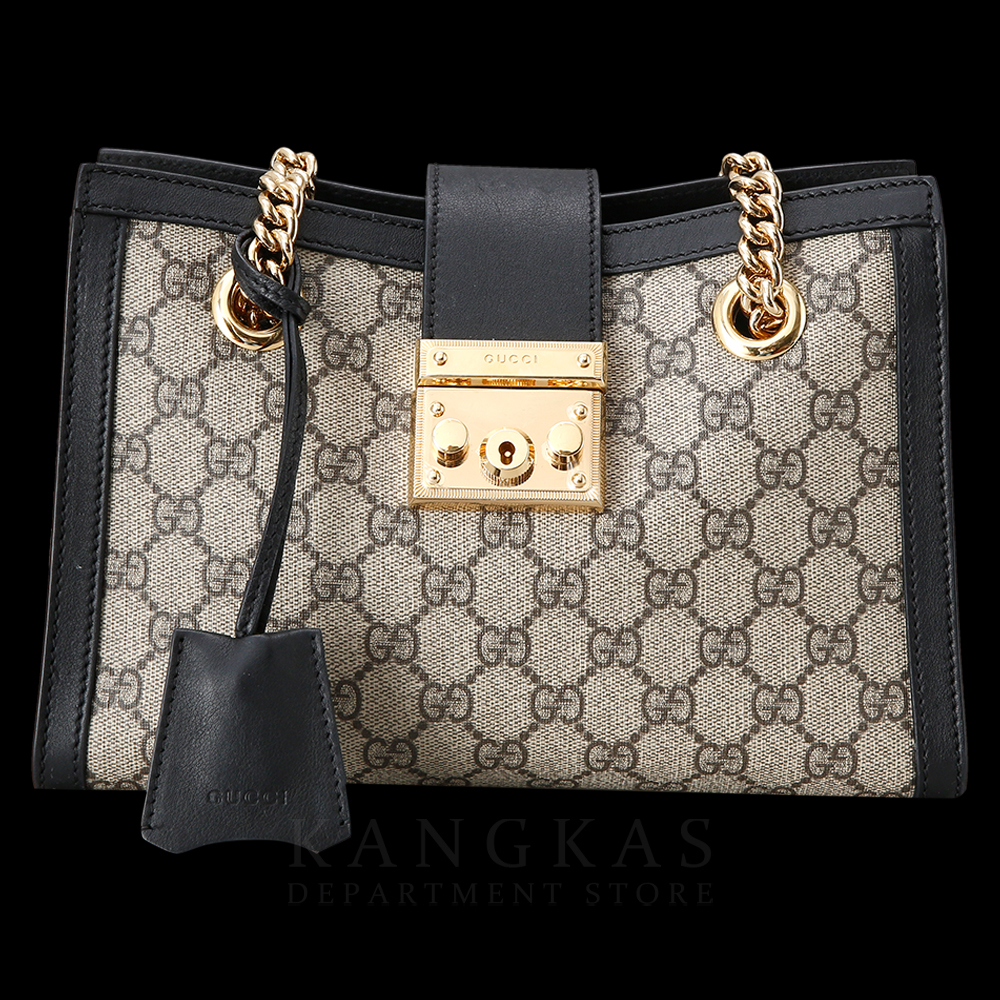 GUCCI(USED)구찌 498156 패드락 GG수프림 숄더백