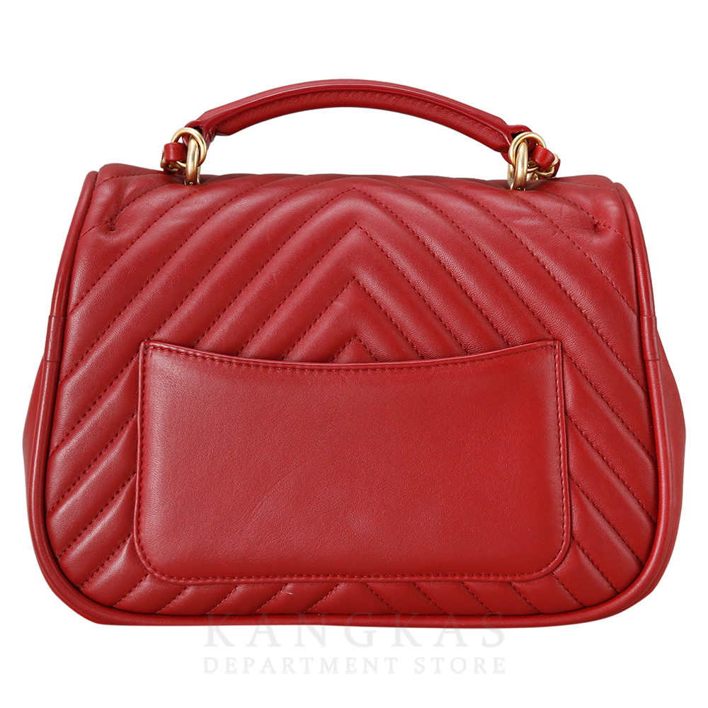 CHANEL(USED)샤넬 시즌 쉐브론 탑 핸들백