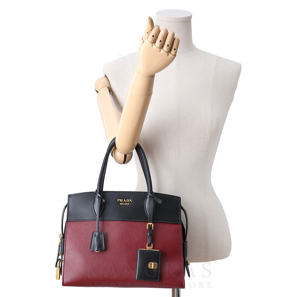 PRADA(USED)프라다 1BA046 사피아노 에스플러네이드 토트백