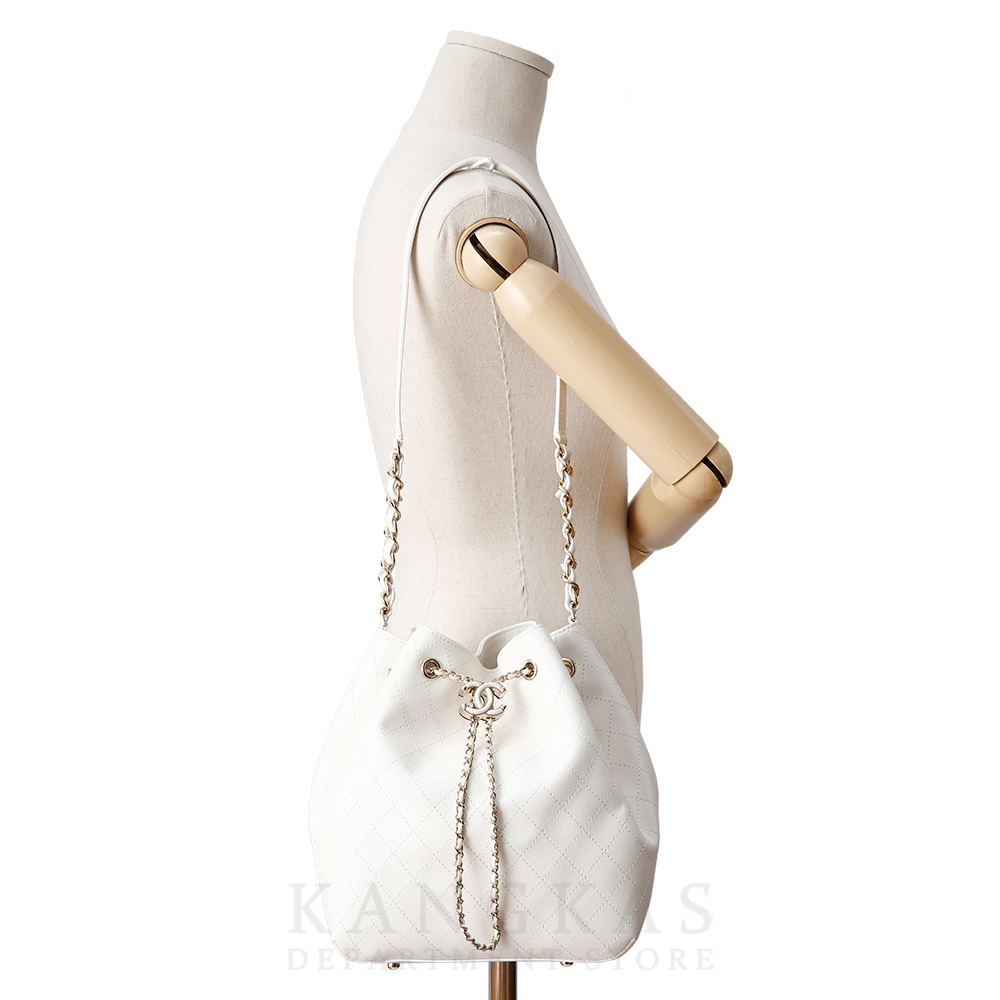 CHANEL(USED)샤넬 드로스트링 버킷백