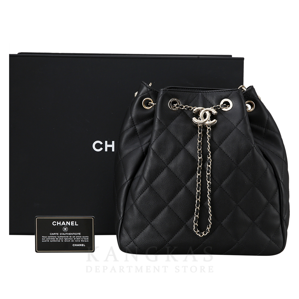 CHANEL(USED)샤넬 드로스트링 버킷백