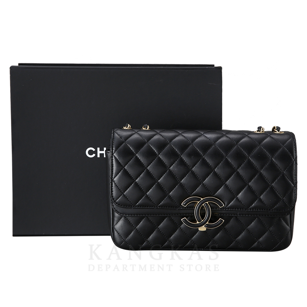 CHANEL(USED)샤넬 시즌 CC로고 플랩 체인백