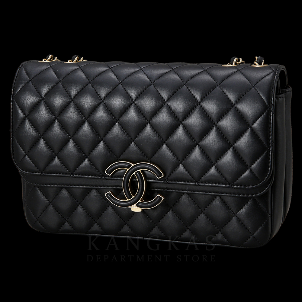 CHANEL(USED)샤넬 시즌 CC로고 플랩 체인백
