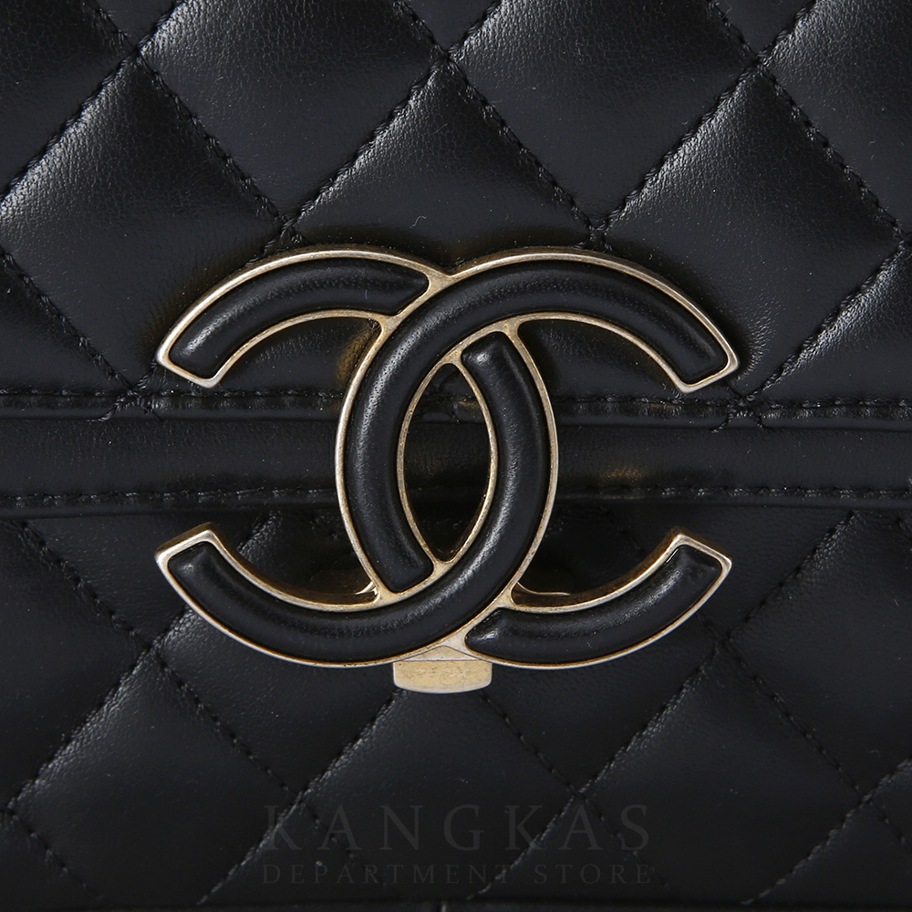 CHANEL(USED)샤넬 시즌 CC로고 플랩 체인백