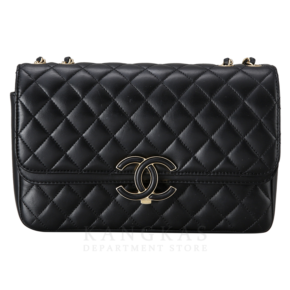 CHANEL(USED)샤넬 시즌 CC로고 플랩 체인백