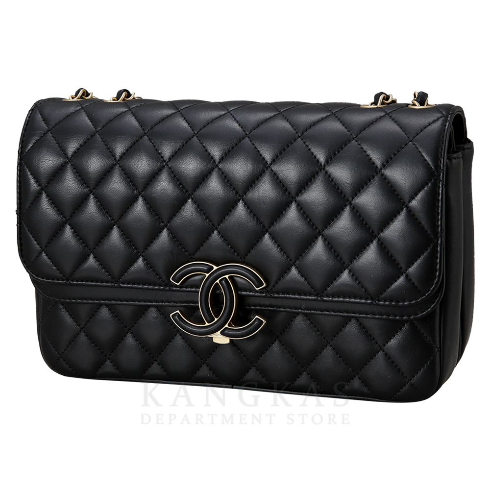 CHANEL(USED)샤넬 시즌 CC로고 플랩 체인백
