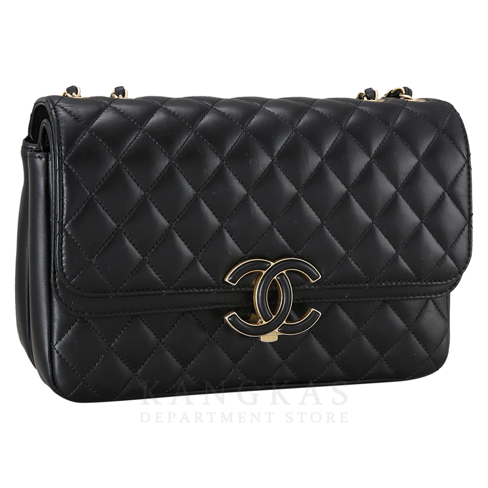 CHANEL(USED)샤넬 시즌 CC로고 플랩 체인백