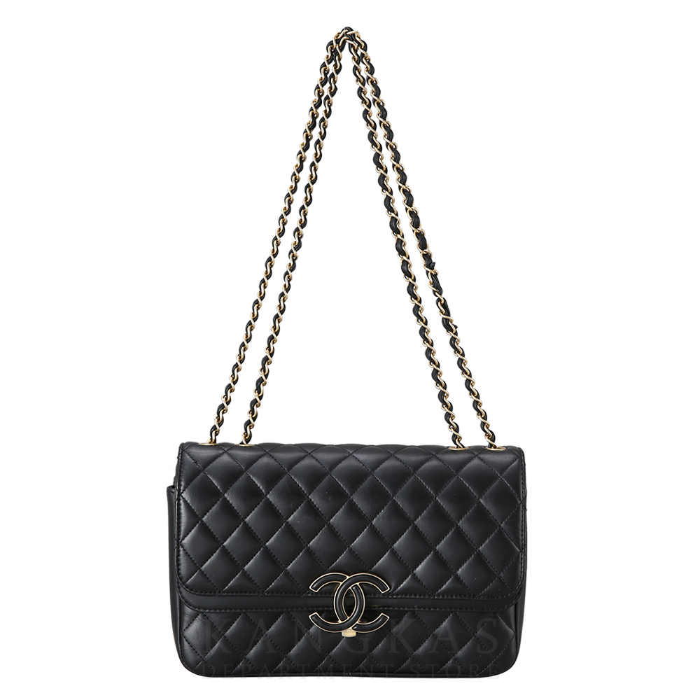 CHANEL(USED)샤넬 시즌 CC로고 플랩 체인백