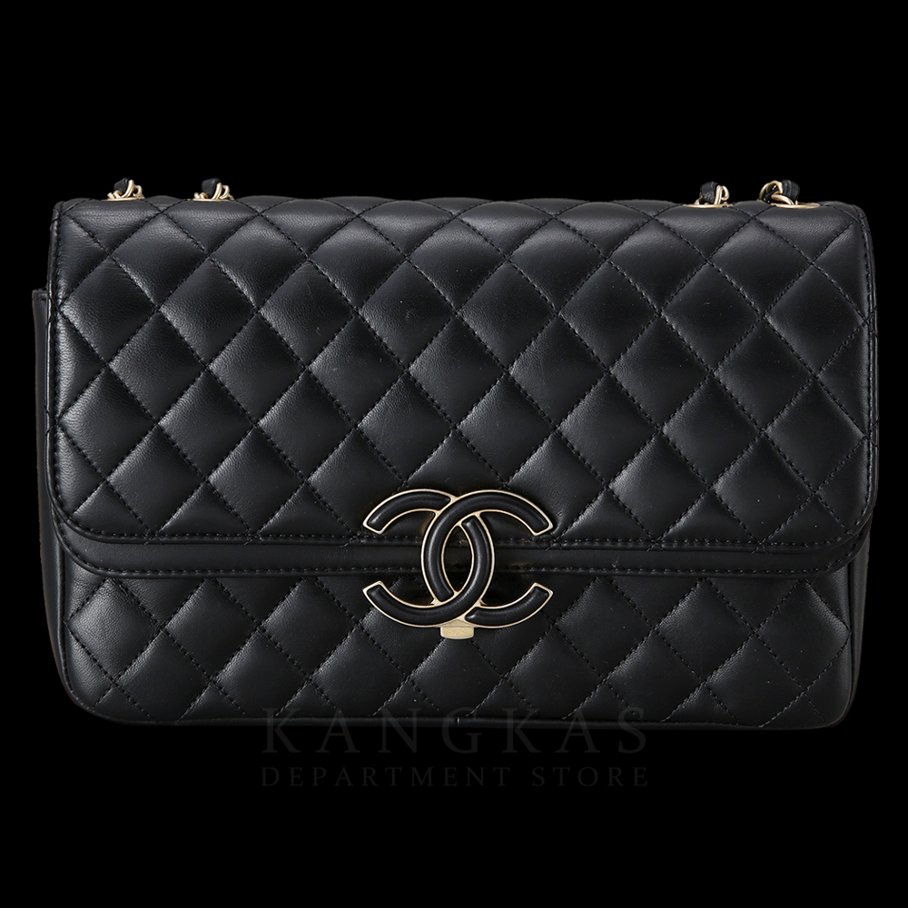 CHANEL(USED)샤넬 시즌 CC로고 플랩 체인백
