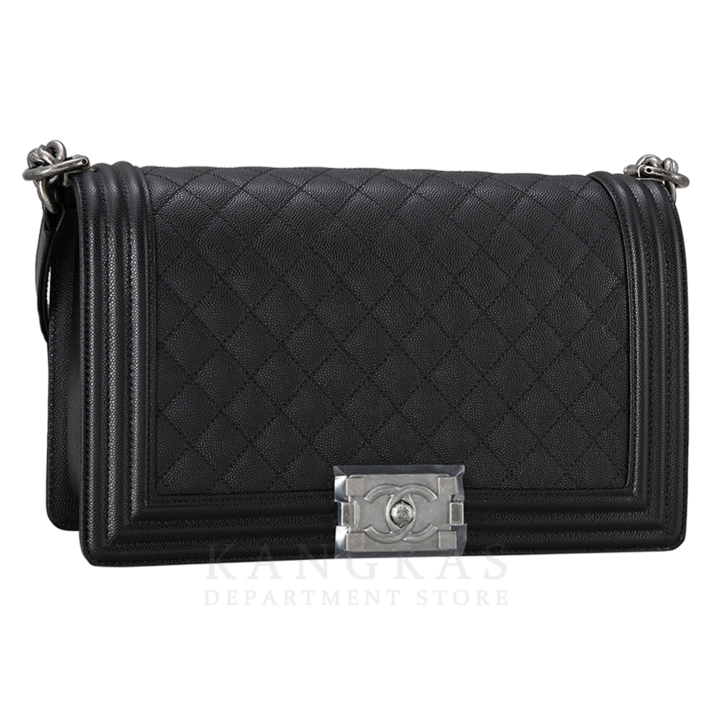 CHANEL(USED)샤넬 캐비어 보이샤넬 뉴미듐