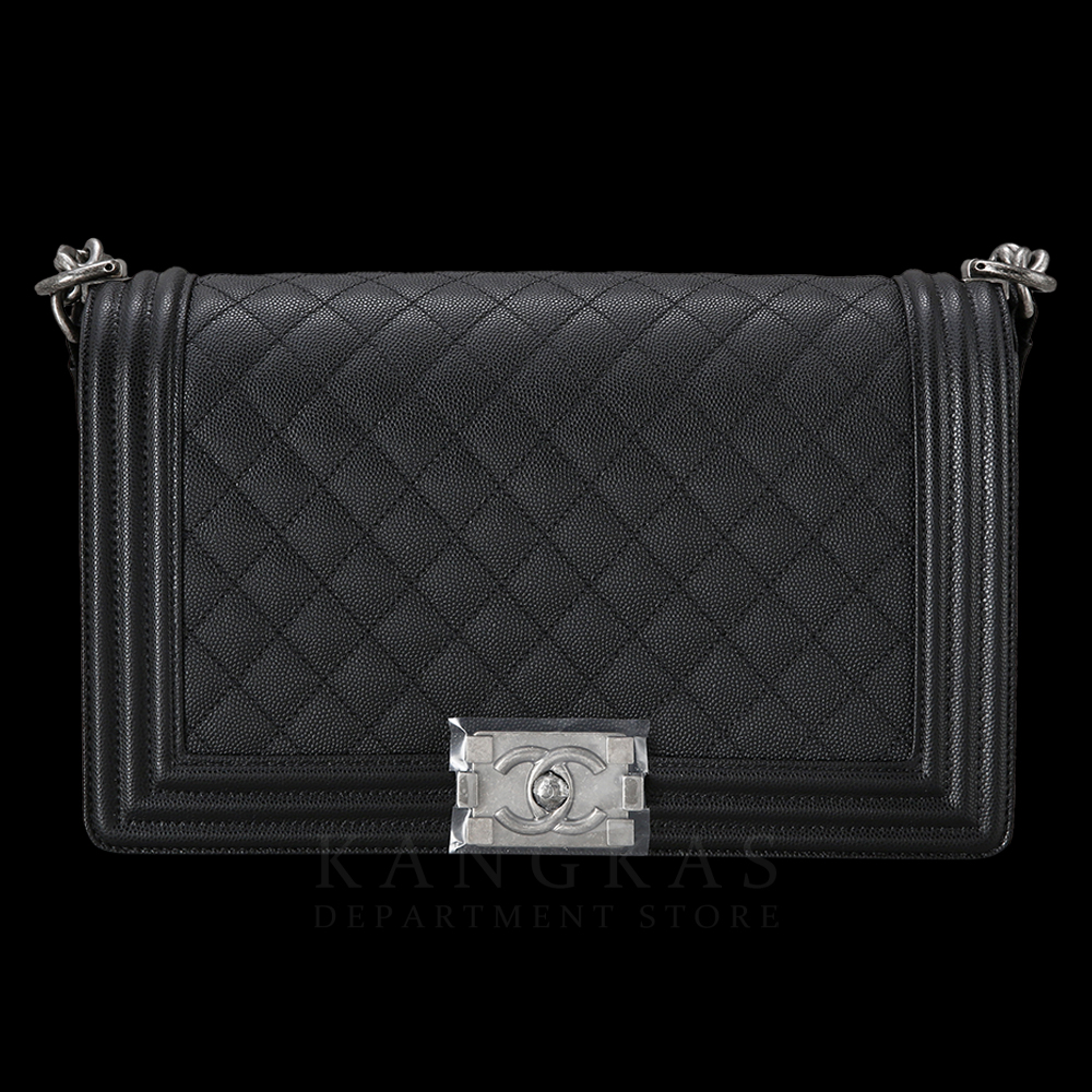 CHANEL(USED)샤넬 캐비어 보이샤넬 뉴미듐