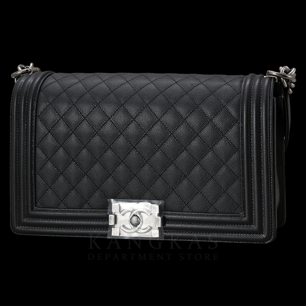CHANEL(USED)샤넬 캐비어 보이샤넬 뉴미듐