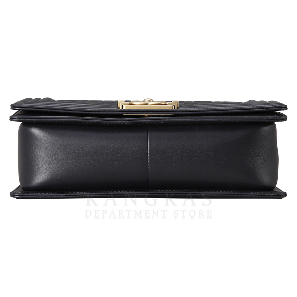 CHANEL(USED)샤넬 시즌 보이샤넬 램스킨 미듐