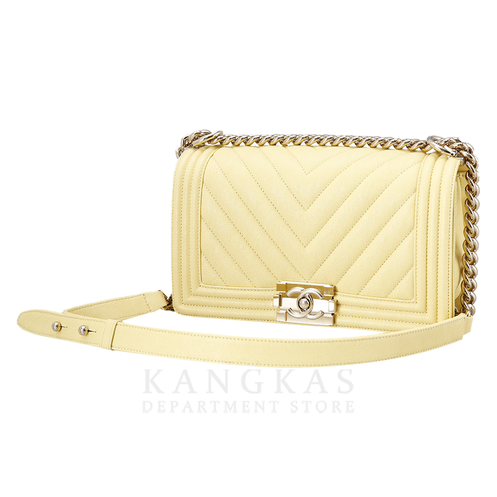 CHANEL(USED)샤넬 보이샤넬 쉐브론 미듐